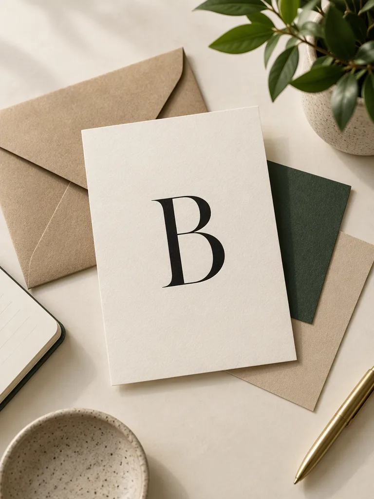 A generated image of a sample monogram and color swatches.